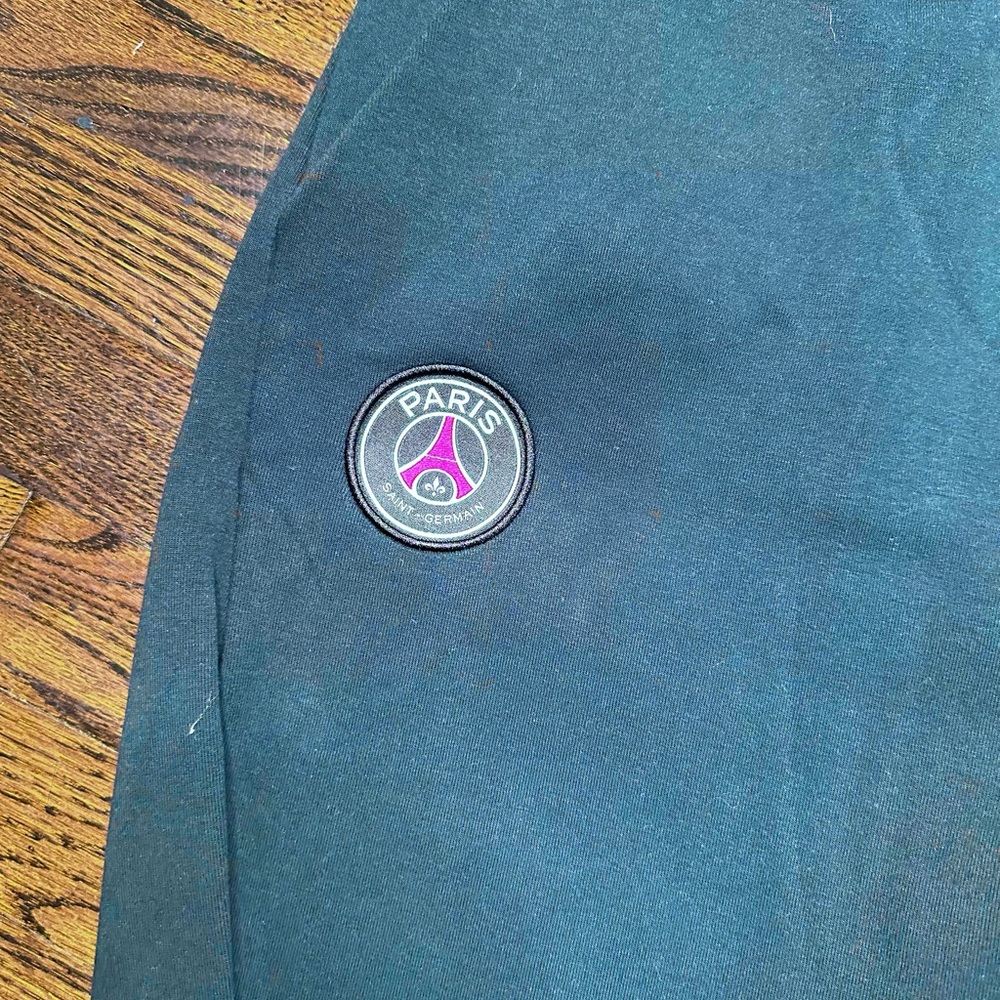 Nike PSG Dark Gray Joggers with Pink Logo - Picture 2 of 5